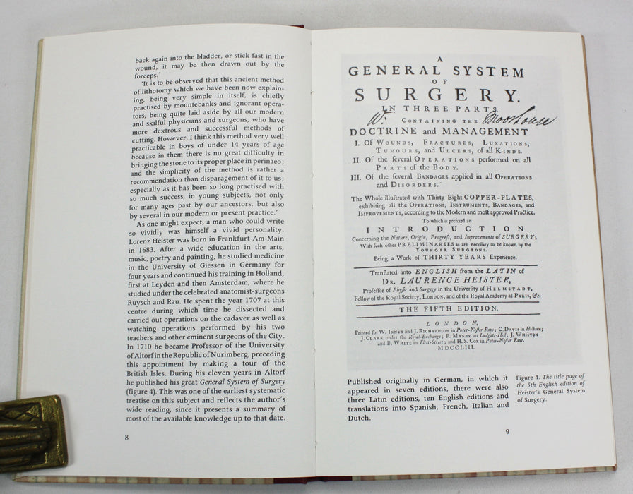 Medicine; A History of Bladder Stone, Harold Ellis, Blackwell Scientific Publications, 1969