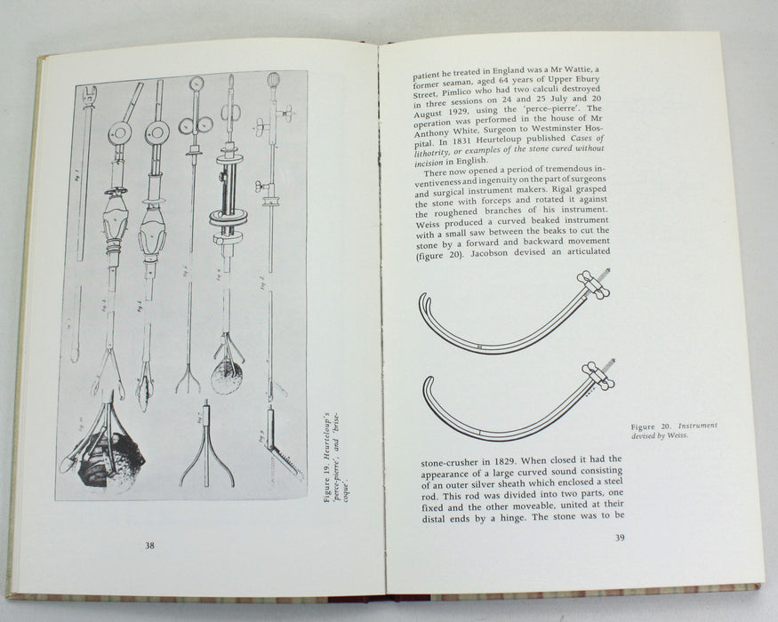 Medicine; A History of Bladder Stone, Harold Ellis, Blackwell Scientific Publications, 1969