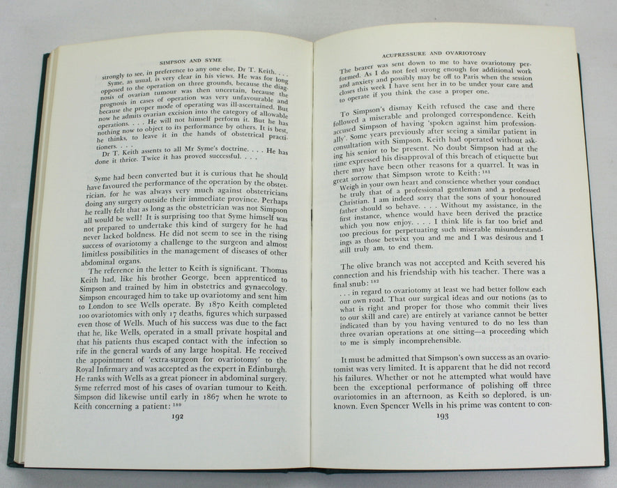 Medicine; Simpson and Syme of Edinburgh, John A. Shepherd, 1969