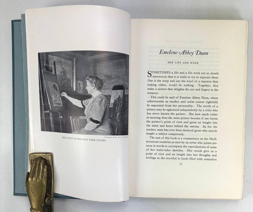Mediterranean Picture Lands, Emelene Abbey Dunn, with Illustrations from Water-Color Sketches by the Author, 1929