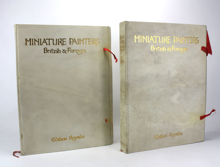 Miniature Painters British and Foreign, J.J. Foster, Signed Edition Royale, No. 13/45. 1903.