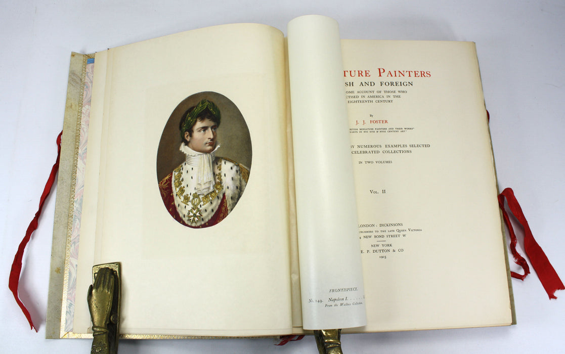 Miniature Painters British and Foreign, J.J. Foster, Signed Edition Royale, No. 13/45. 1903.