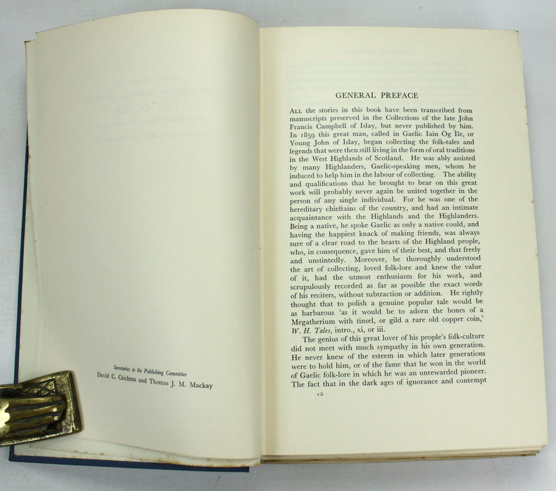 More West Highland Tales, Transcribed and Translated from the Original Gaelic, John G. Mckay, 1940