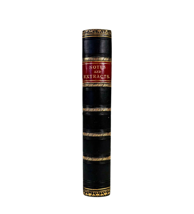 'Notes and Extracts' - a vintage disguised library volume containing only blank pages