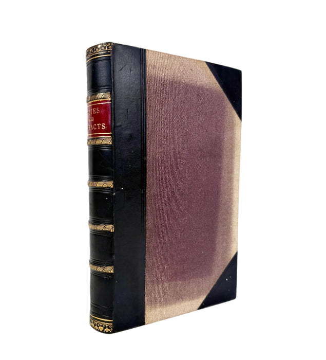 'Notes and Extracts' - a vintage disguised library volume containing only blank pages