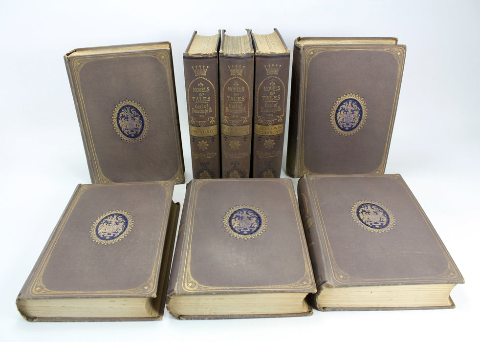 Novels and Tales by the Earl of Beaconsfield. 8 volumes, 1881. Hughenden Edition
