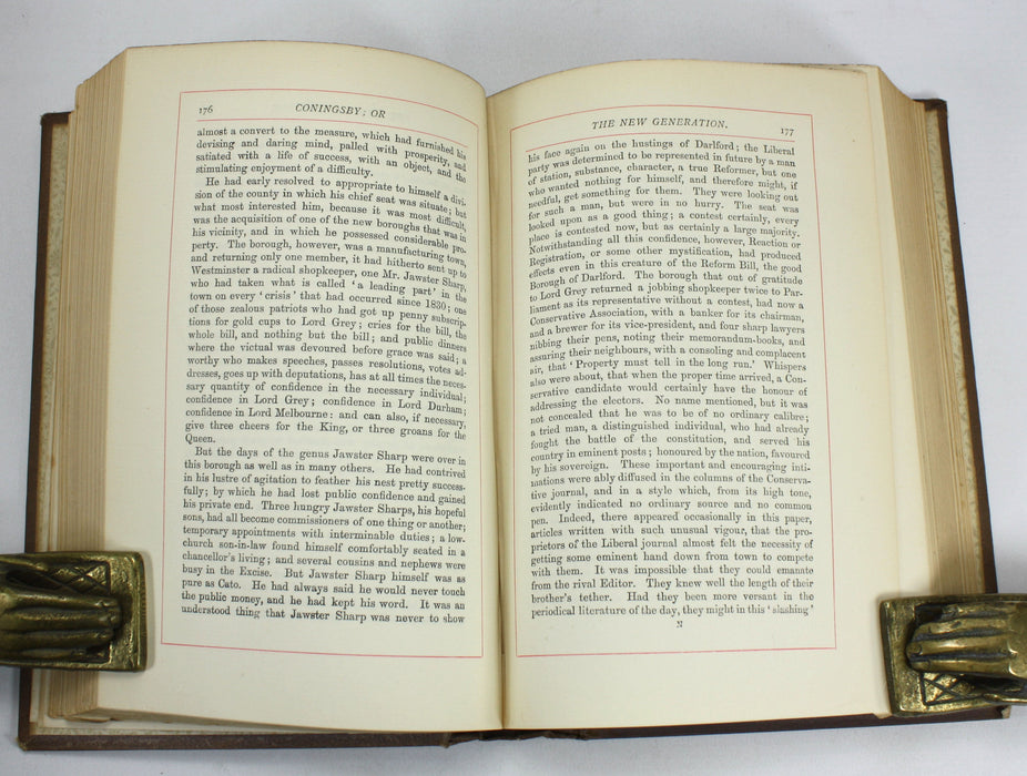 Novels and Tales by the Earl of Beaconsfield. 8 volumes, 1881. Hughenden Edition