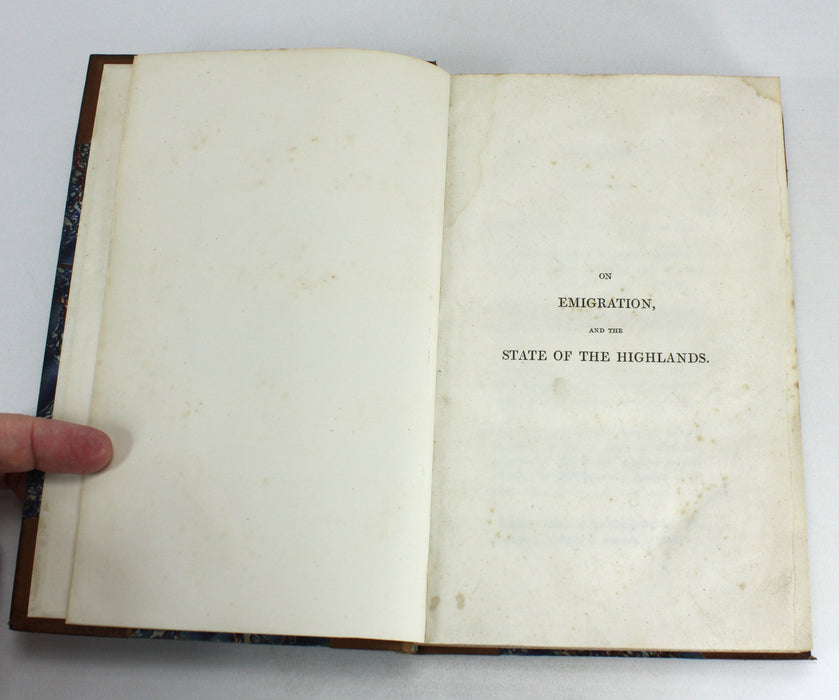 Observations on the Present State of the Highlands of Scotland, with a View of the Causes and Probable Consequences of Emigration, Earl of Selkirk, 1805