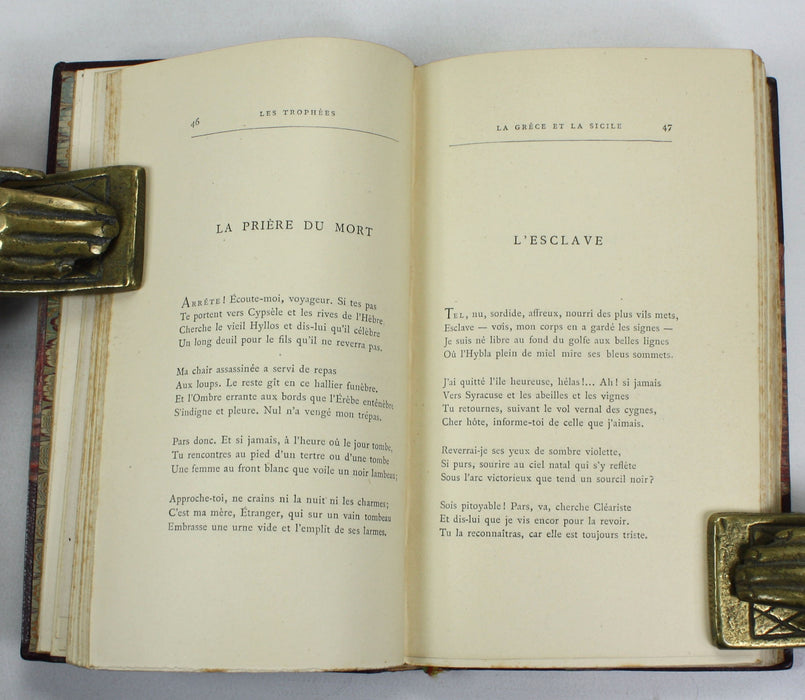 Oeuvres de Jose-Maria de Heredia; Les Trophees, Alphonse Lemerre, Paris