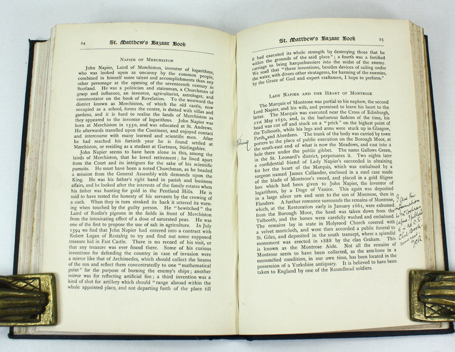 Official Guide to Edinburgh, 1912 & About St. Matthew's Morningside; The Book of the Bazaar, 1908