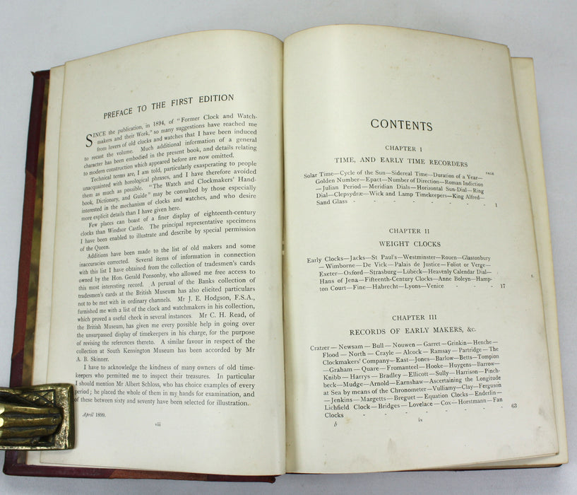 Old Clocks and Watches & Their Makers, Fourth Edition, F.J. Britten, 1919
