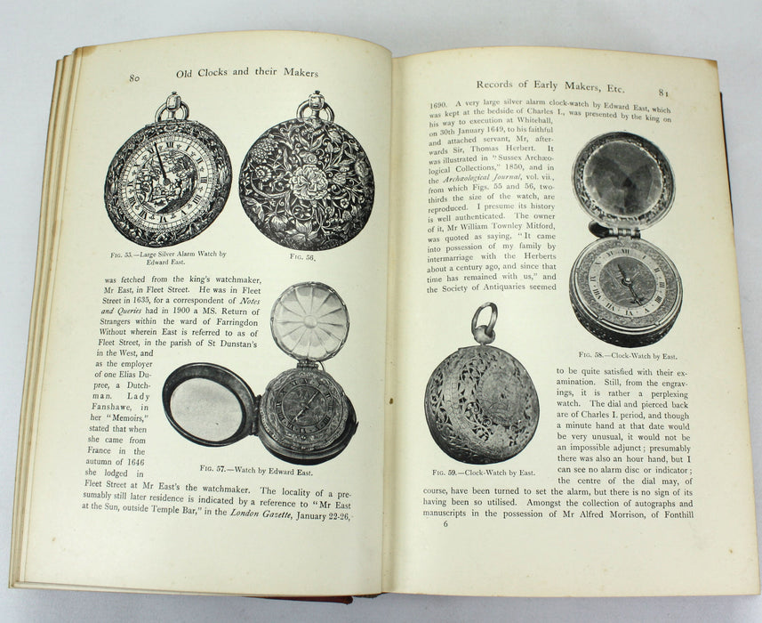 Old Clocks and Watches & Their Makers, Fourth Edition, F.J. Britten, 1919