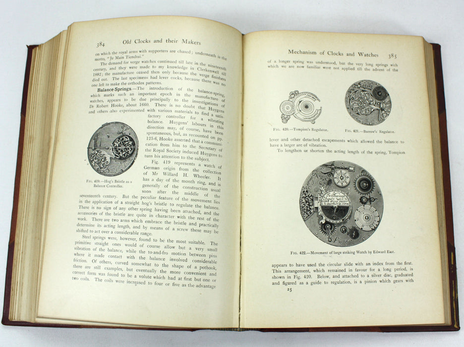 Old Clocks and Watches & Their Makers, Fourth Edition, F.J. Britten, 1919