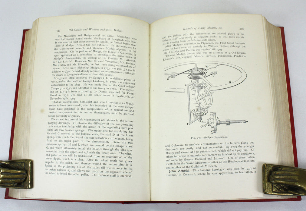 Old Clocks and Watches & Their Makers, Second Edition, F.J. Britten, 1904