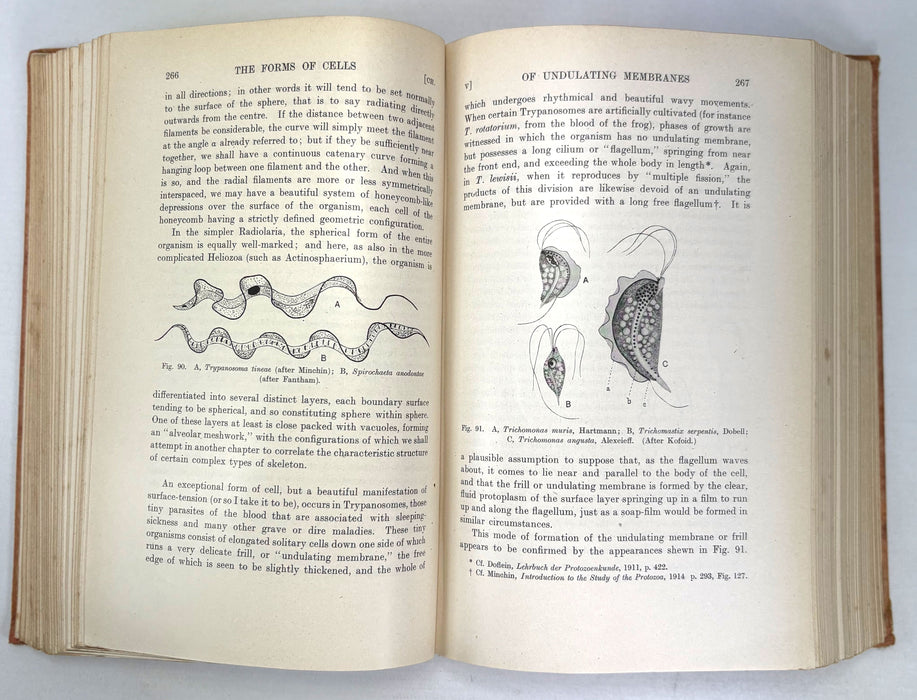 On Growth and Form, D'Arcy Wentworth Thompson, 1st edition signed copy (Cambridge University Press, 1917). Sir Robert Ludwig Mond provenance.