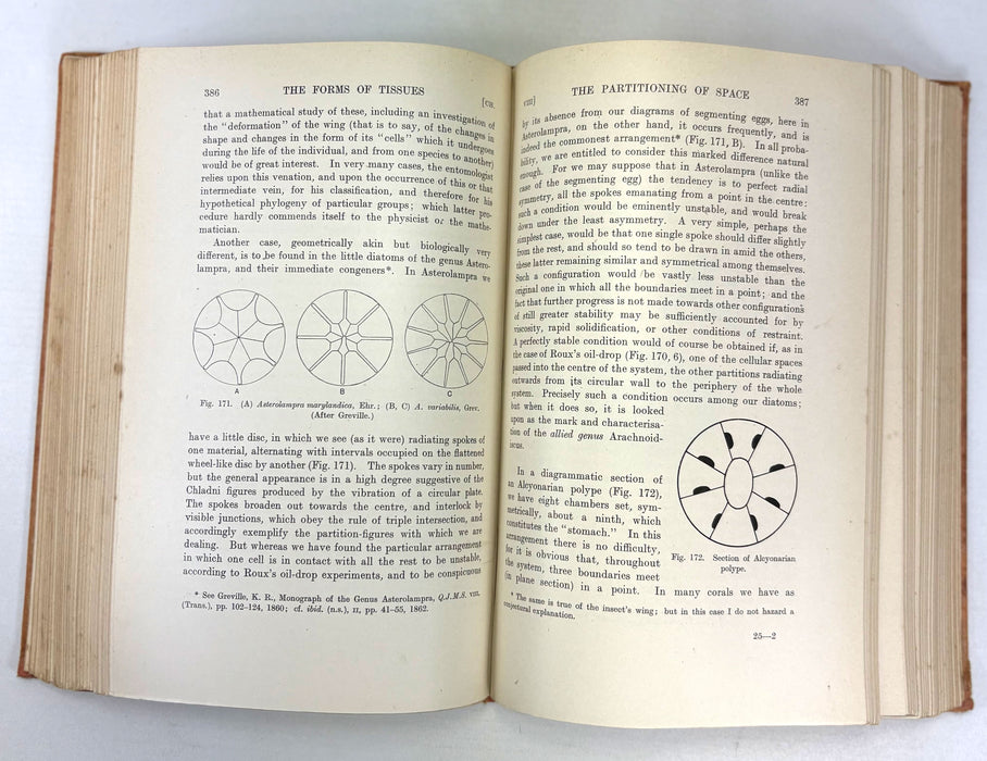 On Growth and Form, D'Arcy Wentworth Thompson, 1st edition signed copy (Cambridge University Press, 1917). Sir Robert Ludwig Mond provenance.