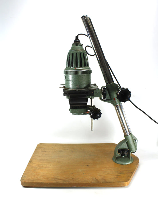 Vintage Meopta Opemus II photographic enlarger with accessories, c. 1960.