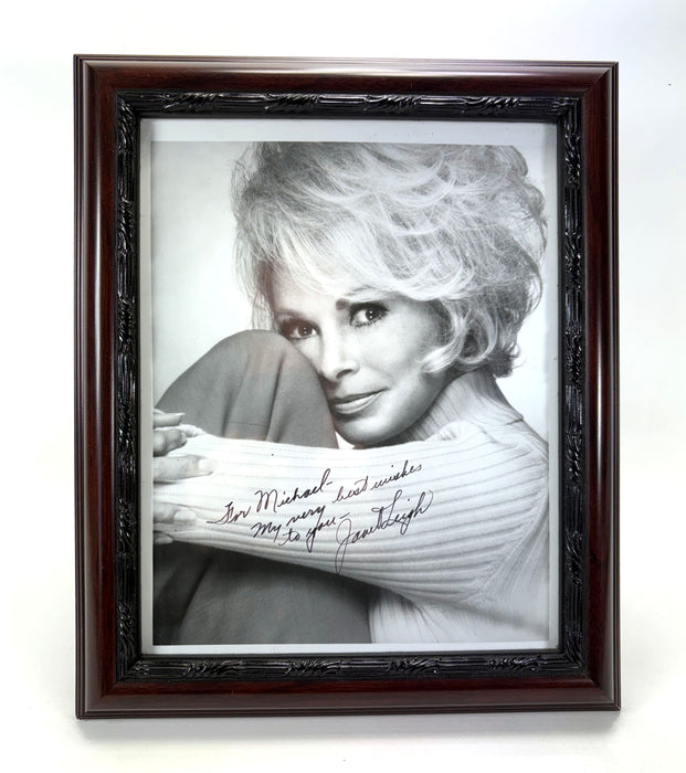 Original Autographed Framed Photograph; Signed by Janet Leigh