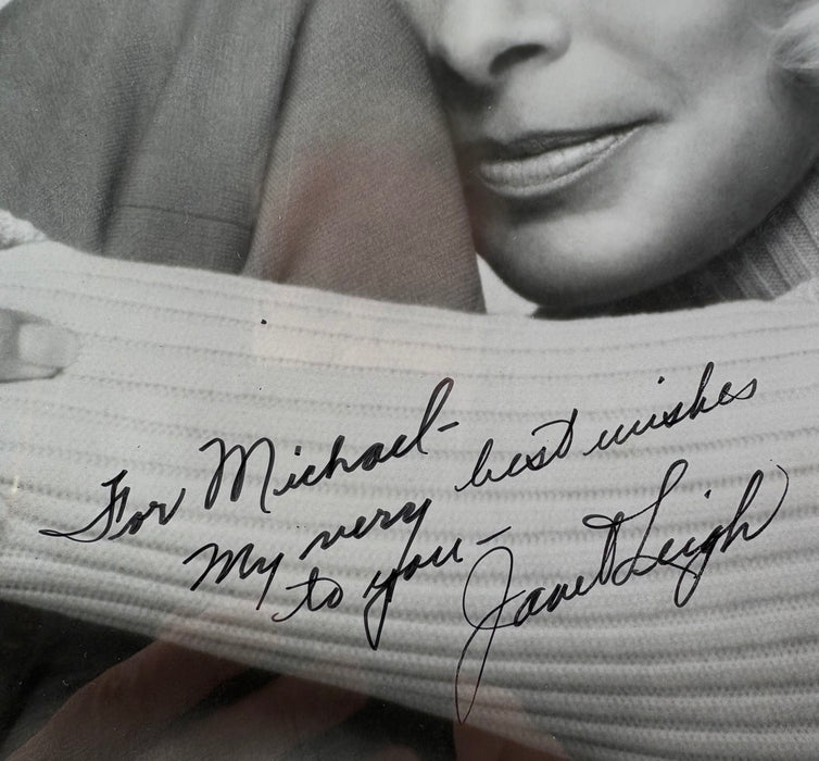 Original Autographed Framed Photograph; Signed by Janet Leigh