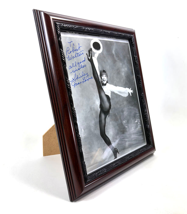 Original Autographed Framed Photograph; Signed by Shirley MacLaine