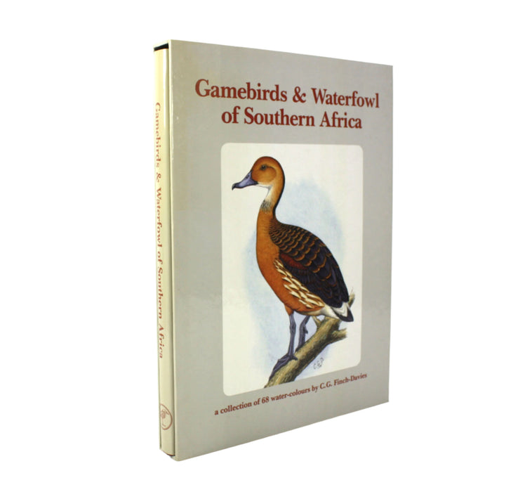 Ornithology; Gamebirds & Waterfowl of Southern Africa; 68 water-colours by C.G. Finch-Davis, Winchester Press, 1986. Limited edition.