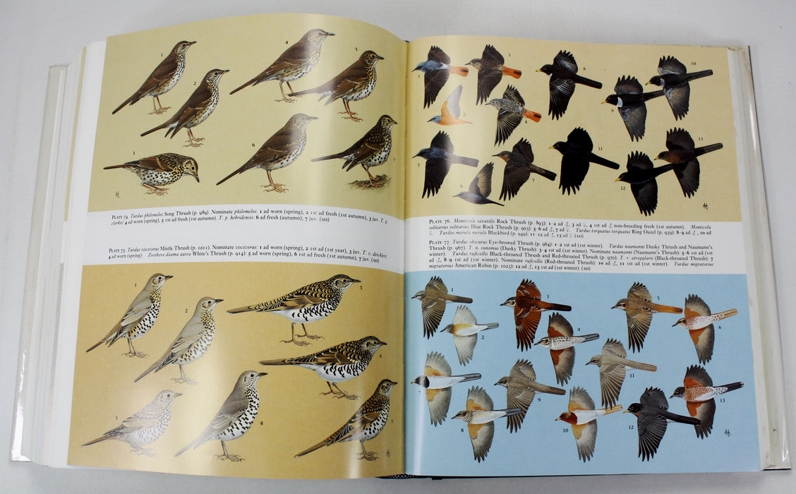 Ornithology; Handbook of the Birds of Europe the Middle East and North Africa, Oxford University Press, 9 Volumes complete, 1980 - 1994