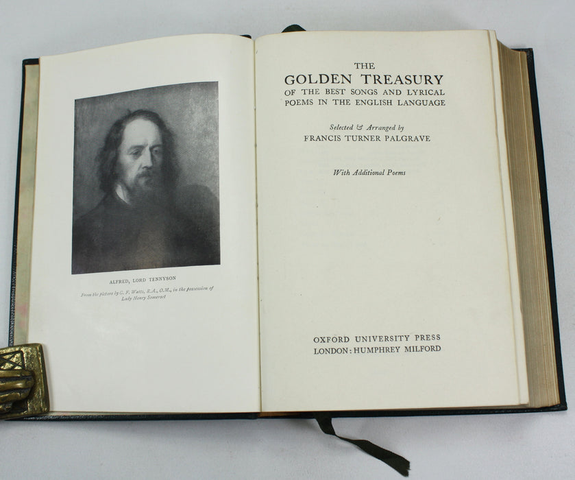 Oxford Edition; The Golden Treasury; Francis Turner Palgrave, 1936
