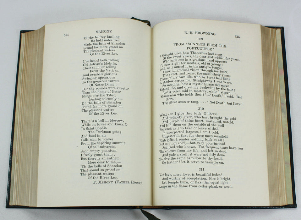 Oxford Edition; The Golden Treasury; Francis Turner Palgrave, 1936