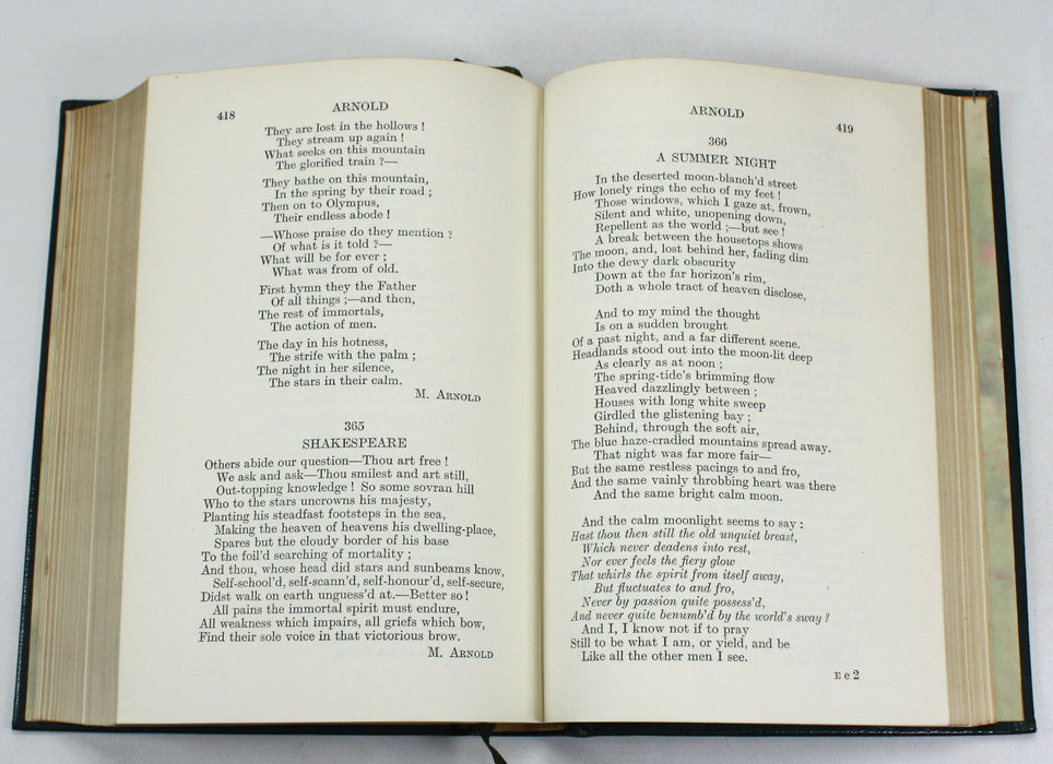 Oxford Edition; The Golden Treasury; Francis Turner Palgrave, 1936