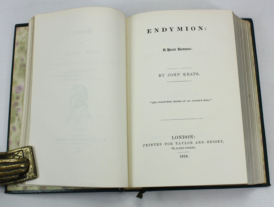 Oxford Edition; The Poetical Works of John Keats, H. Buxton Forman, 1937
