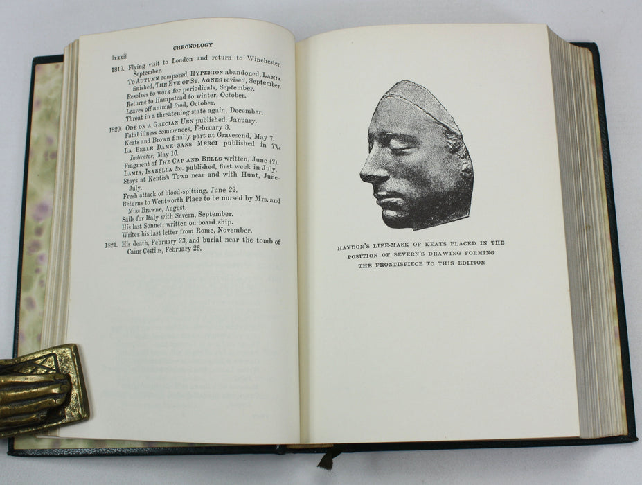 Oxford Edition; The Poetical Works of John Keats, H. Buxton Forman, 1937