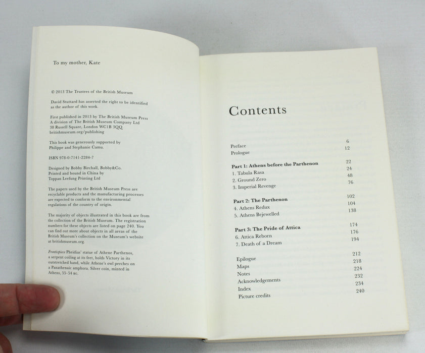 Parthenon; Power and Politics on the Acropolis, David Stuttard, British Museum, 2013