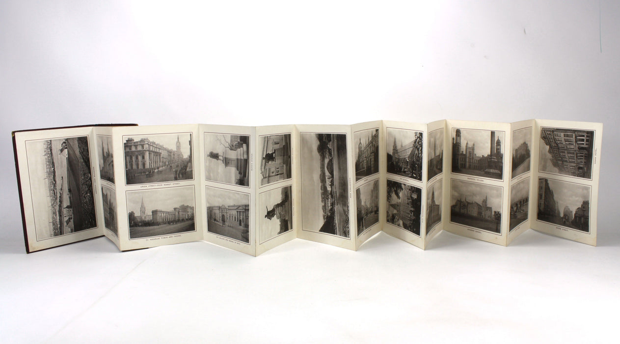 Photographic View Album of Aberdeen, Fold-out 'concertina' style book. c. 1900