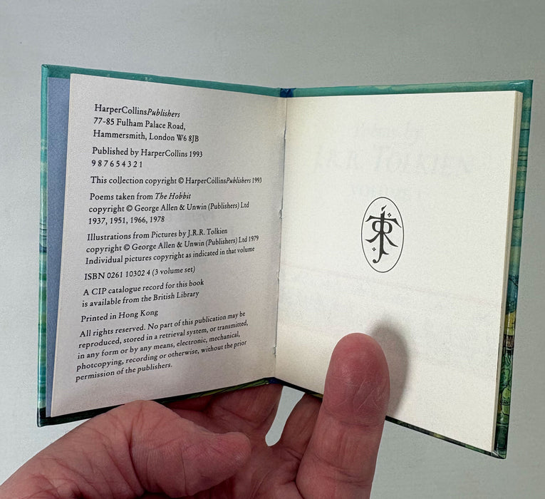Poems by J.R.R. Tolkien, HarperCollins box set, 1993 1st impression