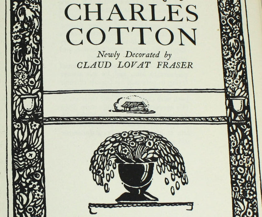 Poems from the Works of Charles Cotton. Newly Decorated by Claude Lovat Fraser, 1922