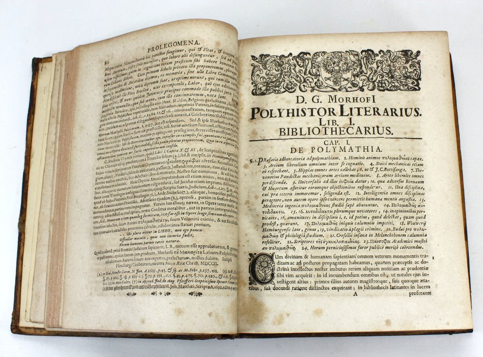 Polyhistor Literarius Philosophicus et Practicus, Danielis Georg Morhof, 1714