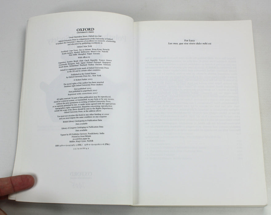 Polytheism and Society at Athens, Robert Parker, 2007