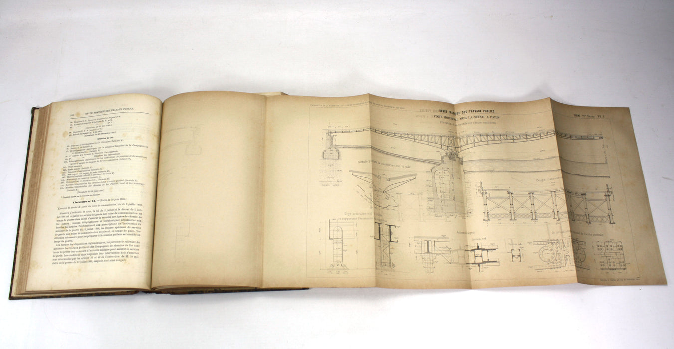 Portefeuille De La Societe des Conducteurs, Controleurs et Commis; Revue Pratique des Travaux Publics, 1896-1897