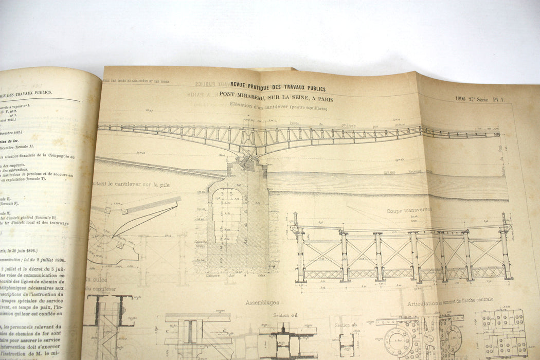 Portefeuille De La Societe des Conducteurs, Controleurs et Commis; Revue Pratique des Travaux Publics, 1896-1897