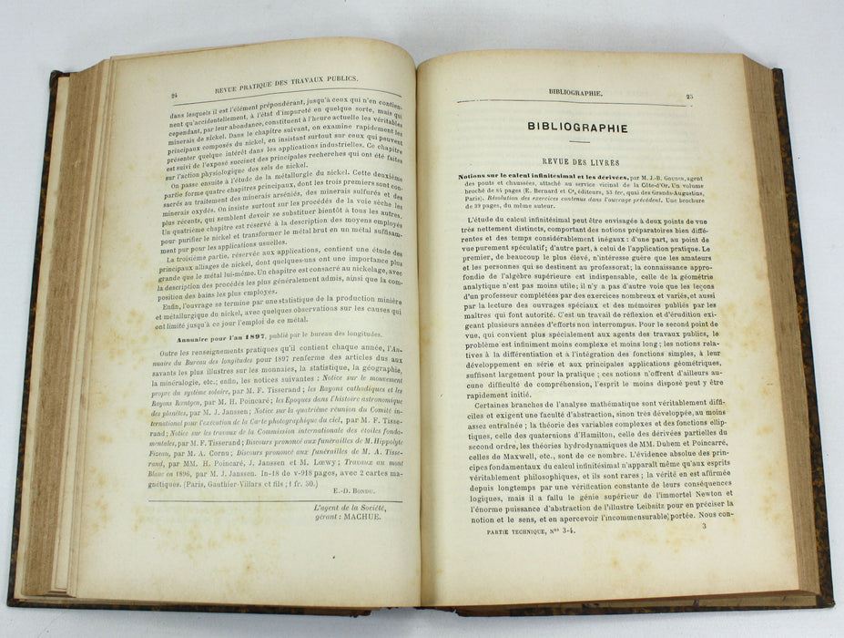 Portefeuille De La Societe des Conducteurs, Controleurs et Commis; Revue Pratique des Travaux Publics, 1896-1897