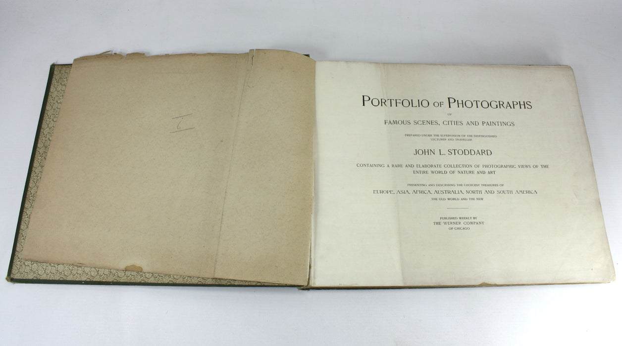 Portfolio of Photographs of Famous Cities, Scenes and Paintings, John L. Stoddard, c. 1898
