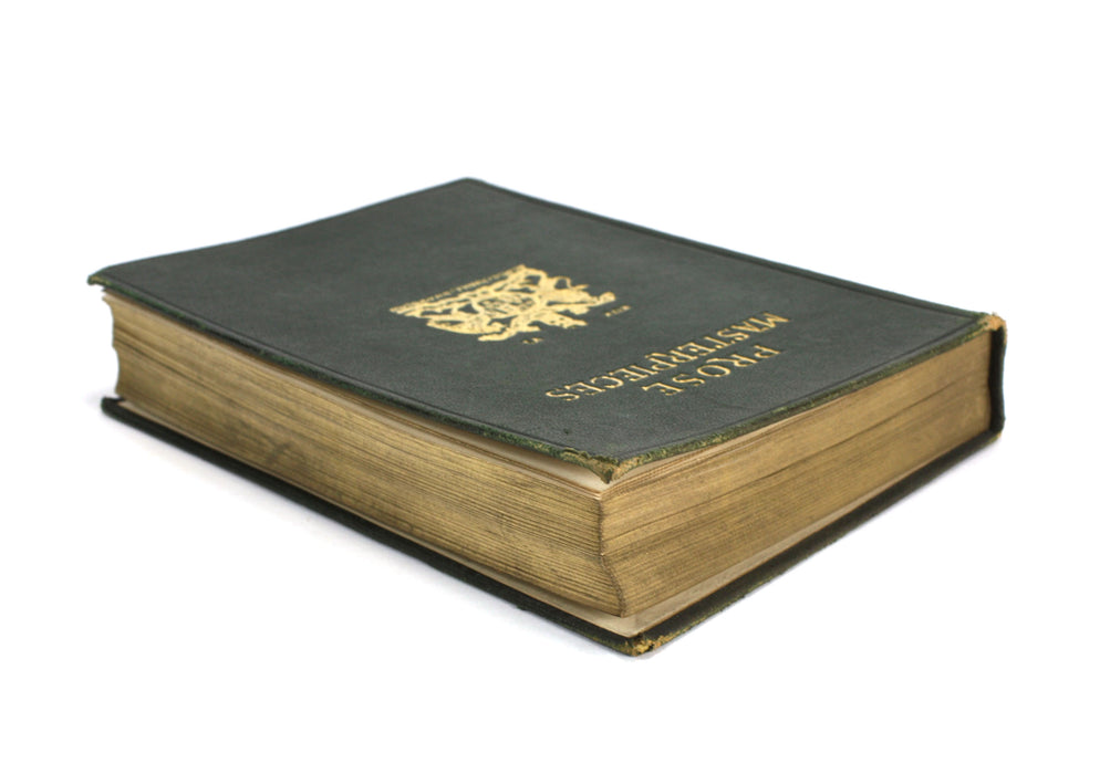 Prose Masterpieces from Modern Essayists, 1920, Sherborne Presentation copy