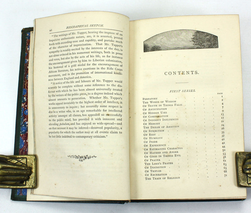 Proverbial Philosophy; In Four Series, Now First Complete, Martin F. Tupper, c. 1870