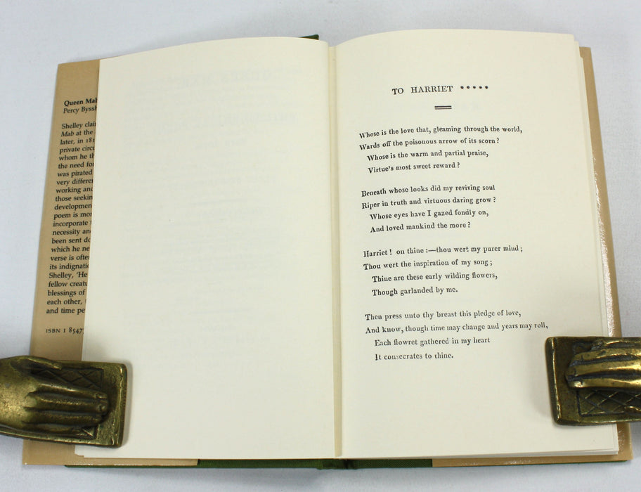 Queen Mab; 1813, Percy Bysshe Shelley, Woodstock Books 1990