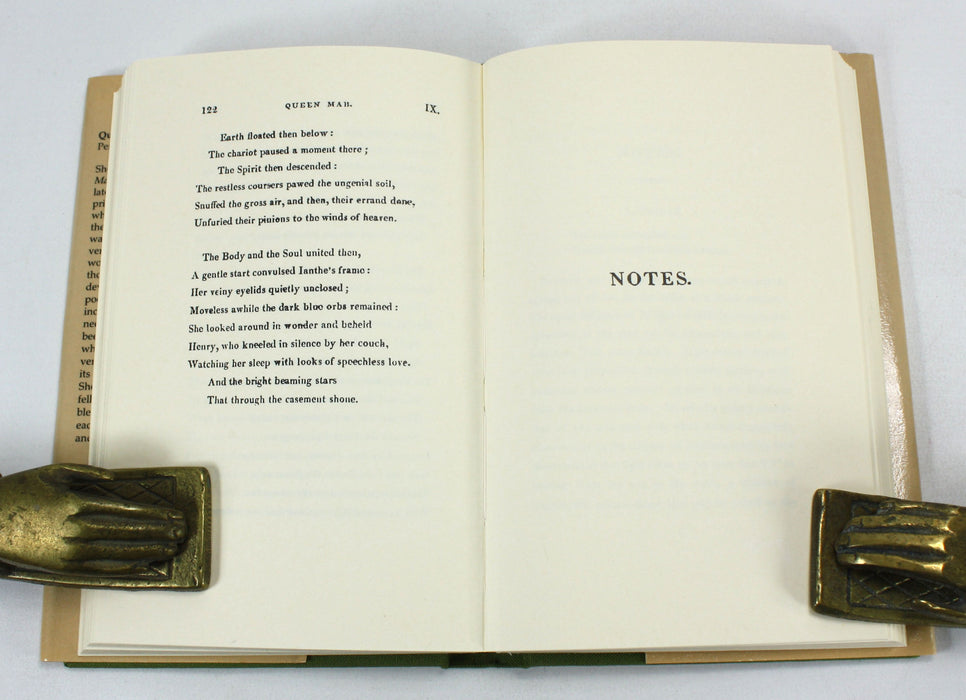 Queen Mab; 1813, Percy Bysshe Shelley, Woodstock Books 1990