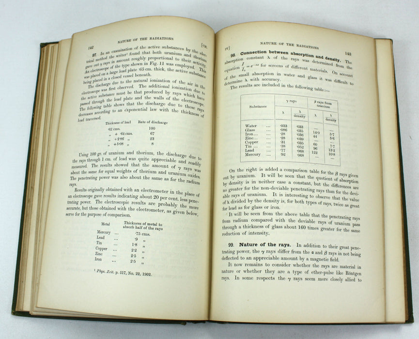 Radio-Activity, Ernest Rutherford, Cambridge, First edition, 1904