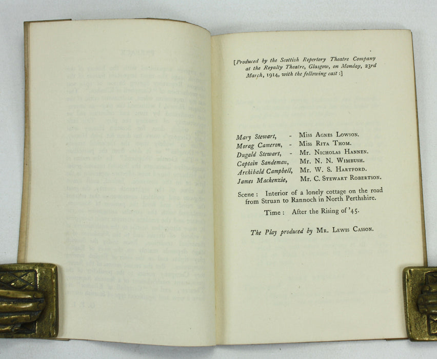 Reperatory Plays by Gowans & Gray; Campbell of Kilmhor, J.A. Ferguson, 1915