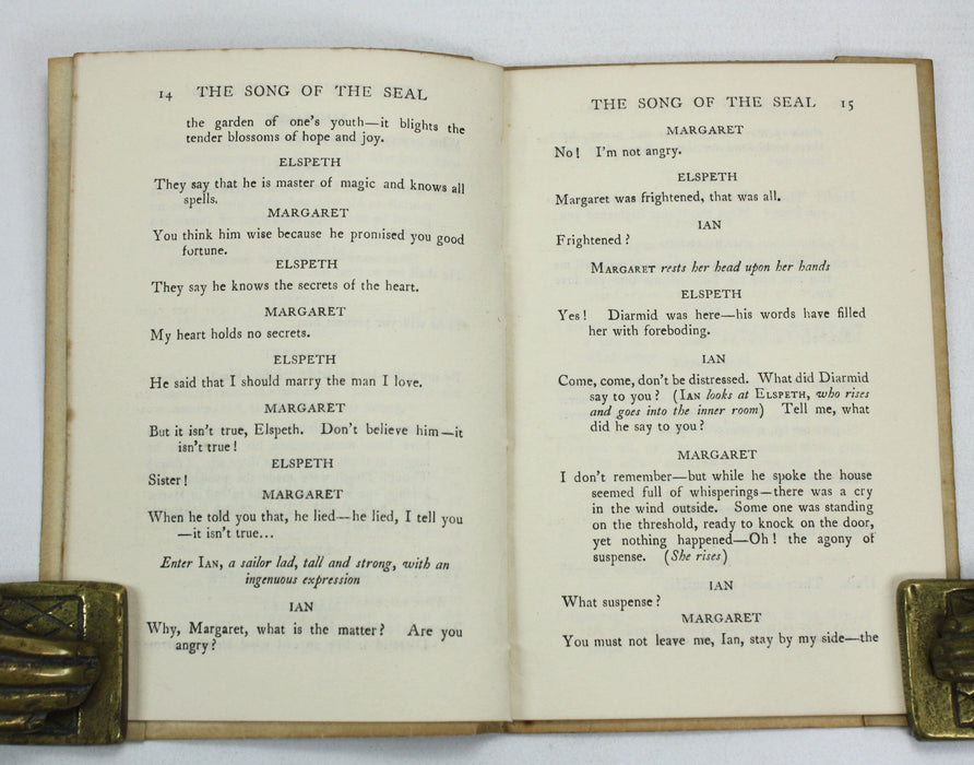 Reperatory Plays by Gowans & Gray; The Song of The Seal, Graham Price, 1912