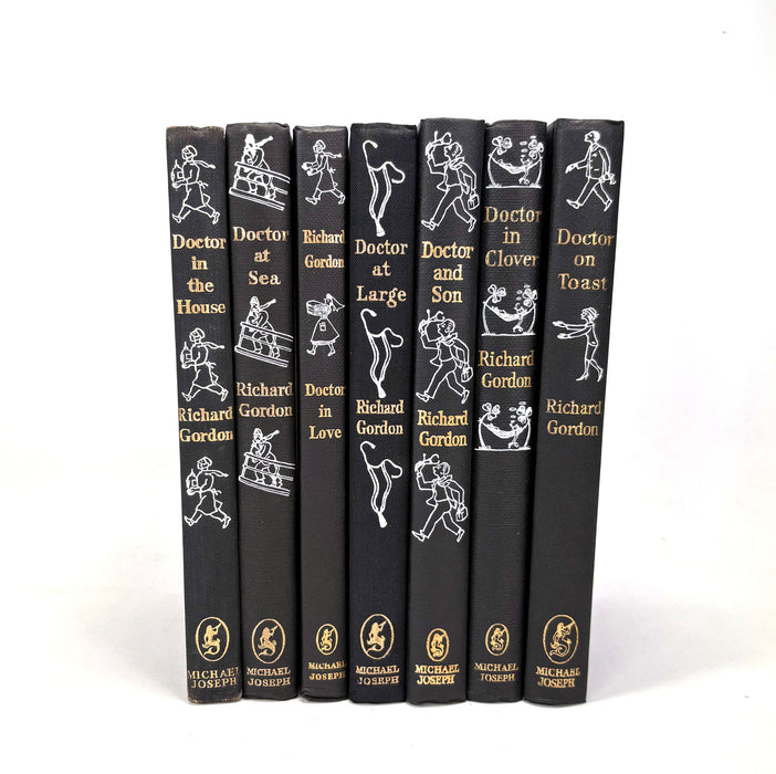 Richard Gordon; Collection of 7 of his 'Doctor' series of comic novels, Michael Joseph, 1952-1961, including 6 first impressions