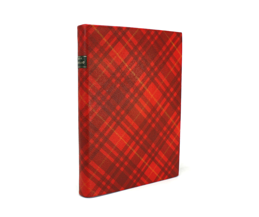 Royal Scotland, by John Ross, 1937; Custom tartan leather binding